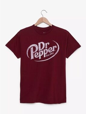 Dr Pepper nwt size small Maroon Graphic Tee